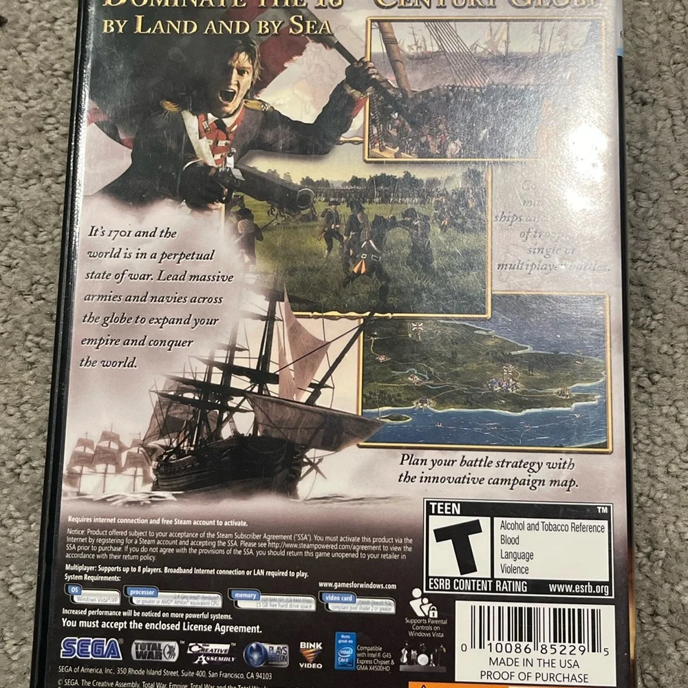 2 for $20 Sale!! Empire Total War PC Game